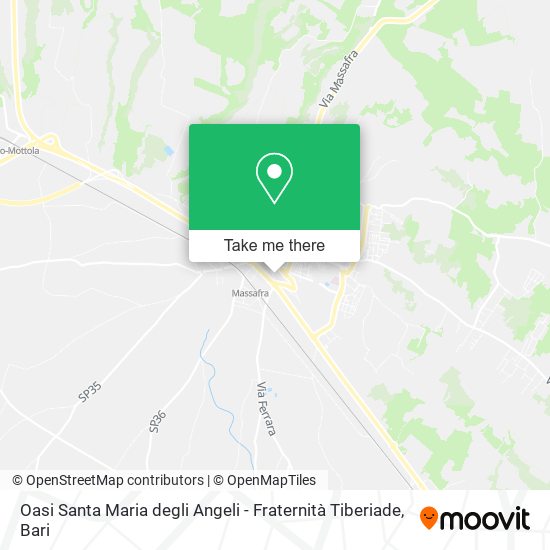 Oasi Santa Maria degli Angeli - Fraternità Tiberiade map