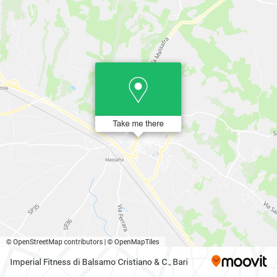 Imperial Fitness di Balsamo Cristiano & C. map