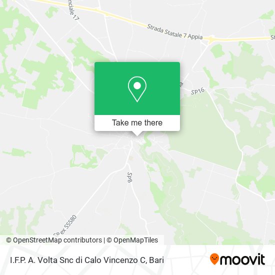 I.F.P. A. Volta Snc di Calo Vincenzo C map