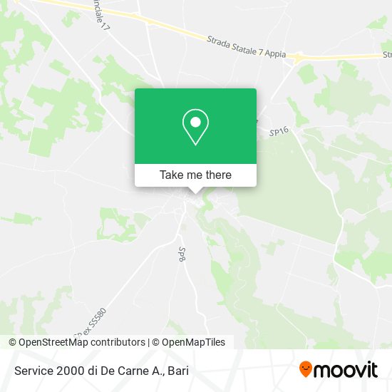 Service 2000 di De Carne A. map