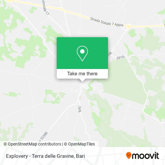 Explovery - Terra delle Gravine map