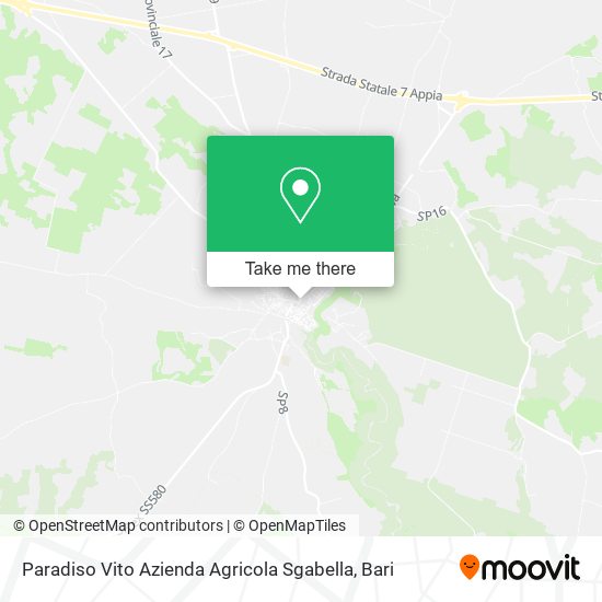Paradiso Vito Azienda Agricola Sgabella map