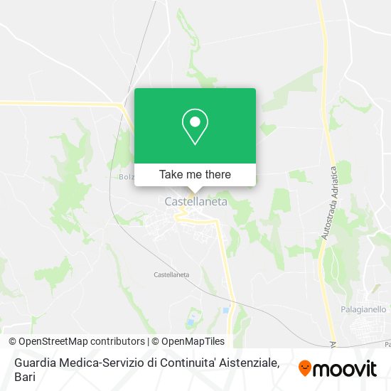 Guardia Medica-Servizio di Continuita' Aistenziale map