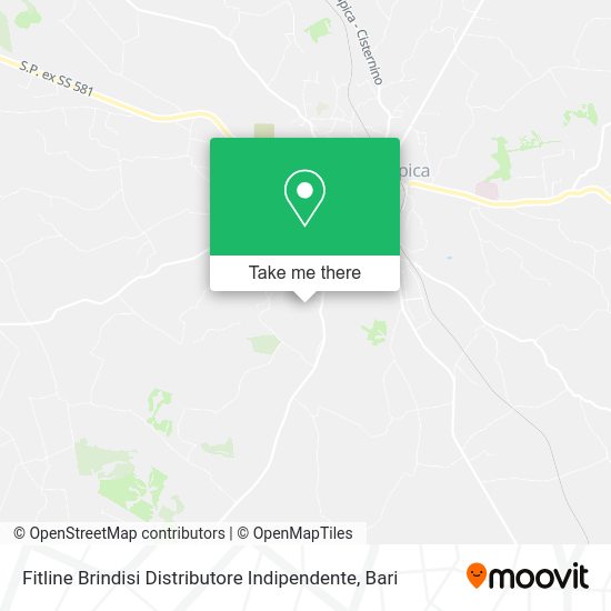 Fitline Brindisi Distributore Indipendente map