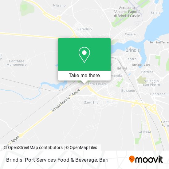 Brindisi Port Services-Food & Beverage map