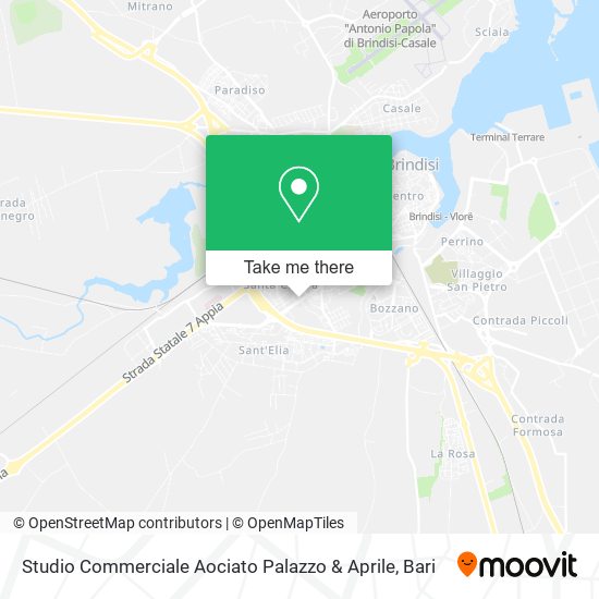 Studio Commerciale Aociato Palazzo & Aprile map