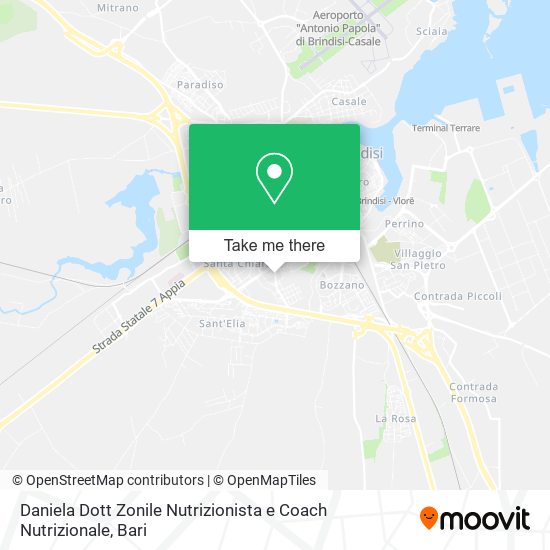 Daniela Dott Zonile Nutrizionista e Coach Nutrizionale map