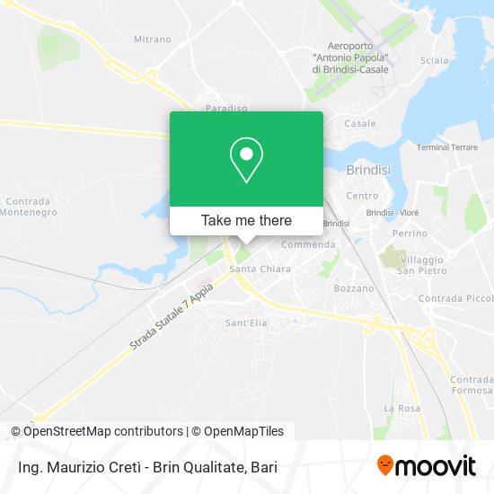 Ing. Maurizio Cretì - Brin Qualitate map