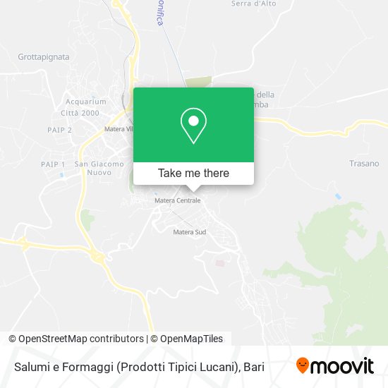 Salumi e Formaggi (Prodotti Tipici Lucani) map