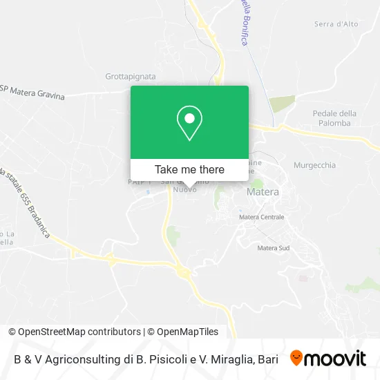 B & V Agriconsulting di B. Pisicoli e V. Miraglia map