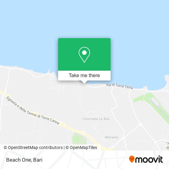 Beach One map