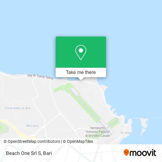 Beach One Srl S map