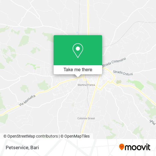 Petservice map