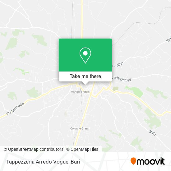 Tappezzeria Arredo Vogue map