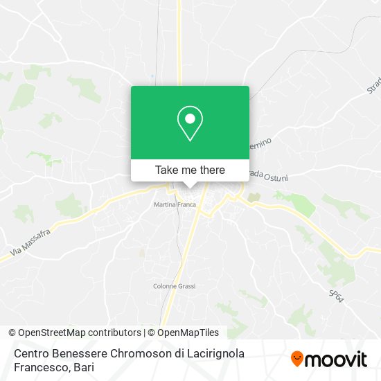 Centro Benessere Chromoson di Lacirignola Francesco map