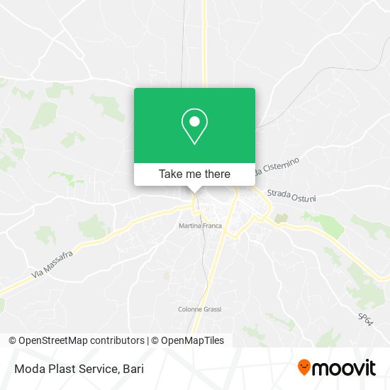 Moda Plast Service map