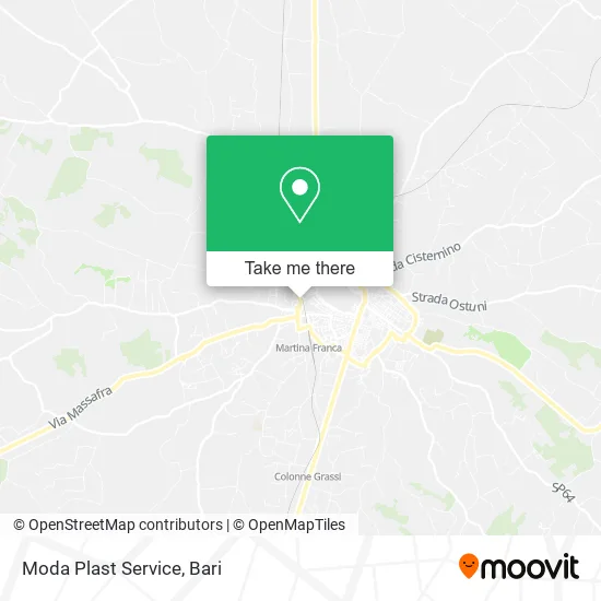 Moda Plast Service map