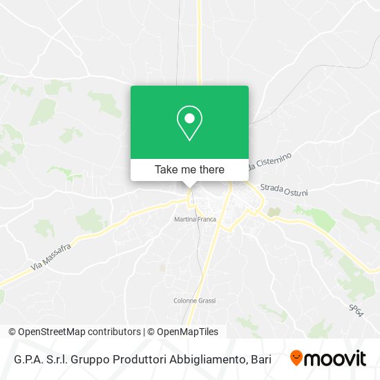 G.P.A. S.r.l. Gruppo Produttori Abbigliamento map