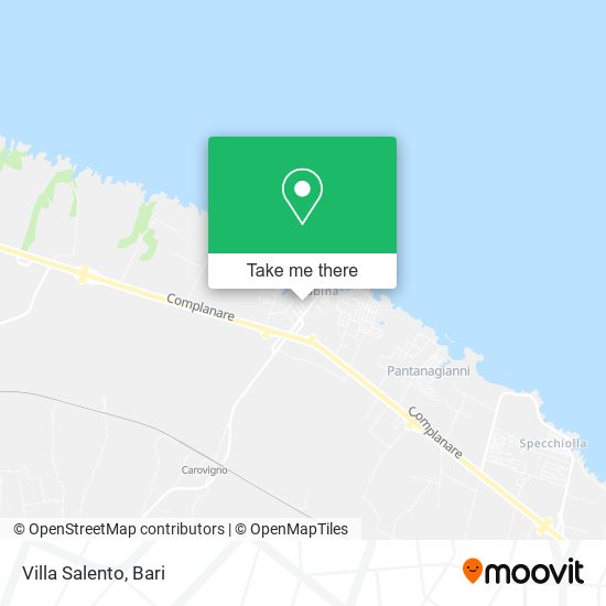 Villa Salento map