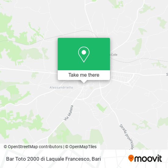 Bar Toto 2000 di Laquale Francesco map