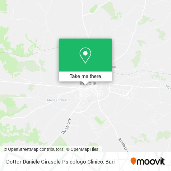 Dottor Daniele Girasole-Psicologo Clinico map