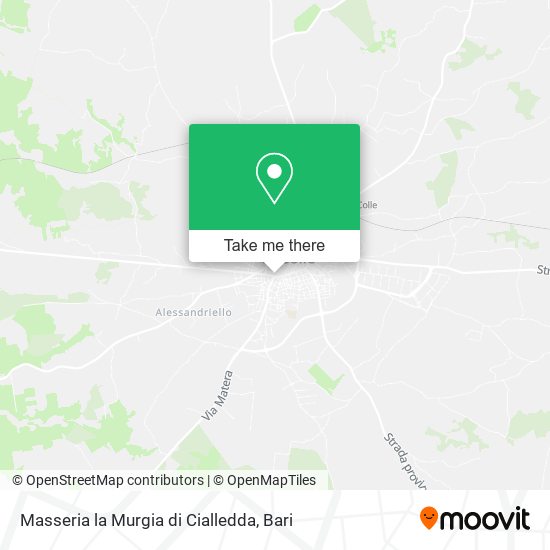 Masseria la Murgia di Cialledda map
