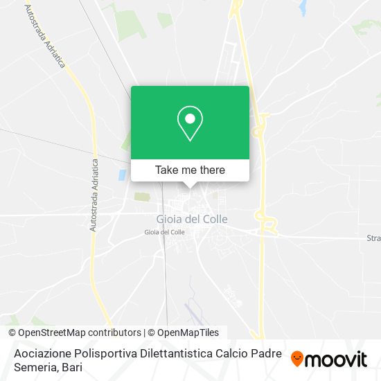 Aociazione Polisportiva Dilettantistica Calcio Padre Semeria map
