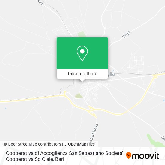 Cooperativa di Accoglienza San Sebastiano Societa' Cooperativa So Ciale map