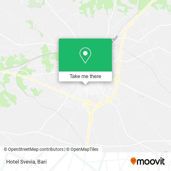 Hotel Svevia map