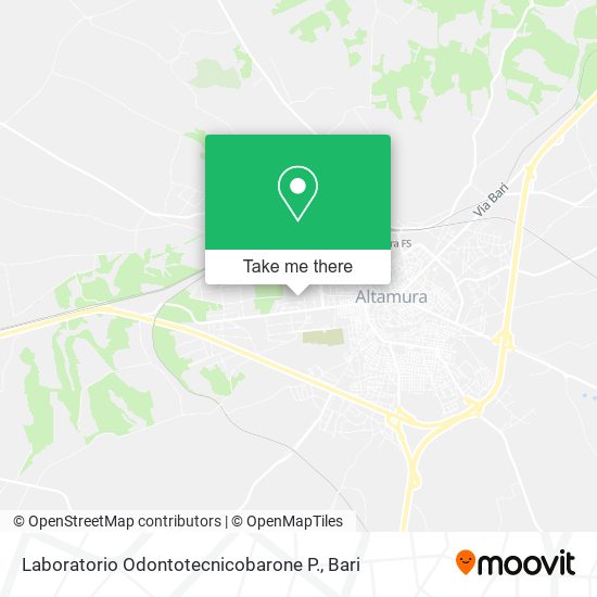 Laboratorio Odontotecnicobarone P. map