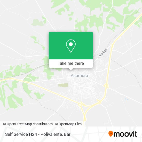 Self Service H24 - Polivalente map