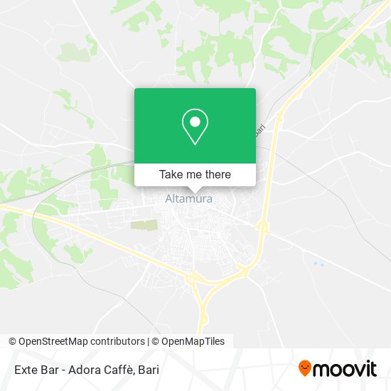 Exte Bar - Adora Caffè map