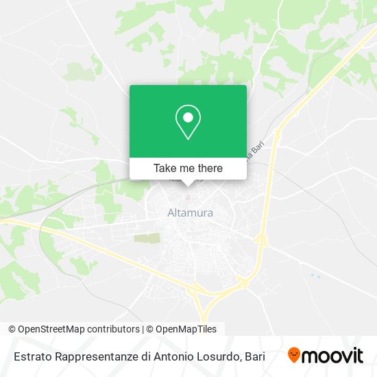 Estrato Rappresentanze di Antonio Losurdo map