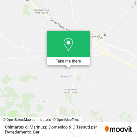 Chimartex di Marinuzzi Domenico & C Tessuti per l'Arredamento map