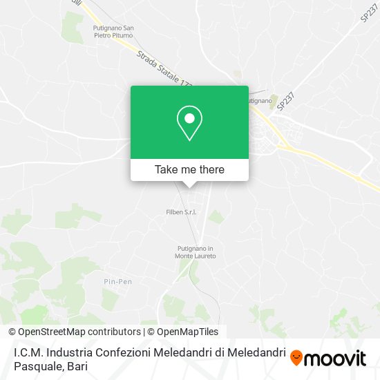 I.C.M. Industria Confezioni Meledandri di Meledandri Pasquale map