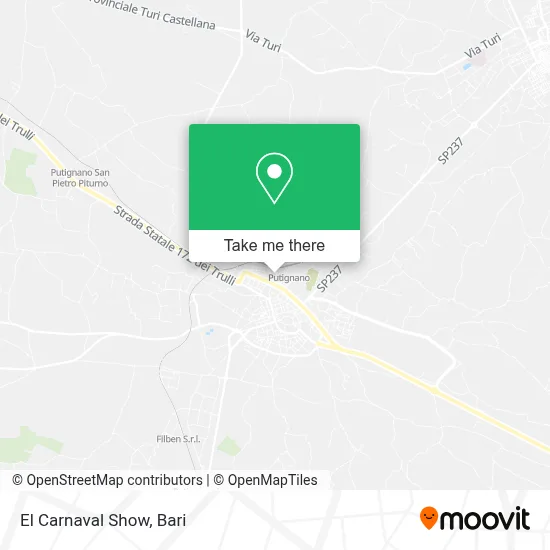 El Carnaval Show map