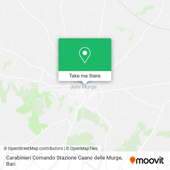 Carabinieri Comando Stazione Caano delle Murge map