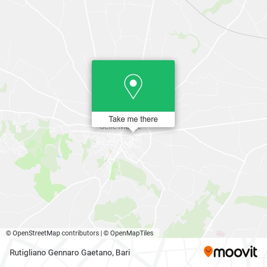 Rutigliano Gennaro Gaetano map