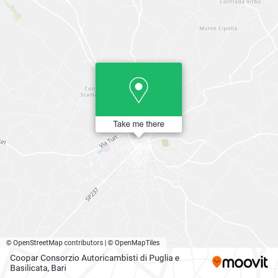 Coopar Consorzio Autoricambisti di Puglia e Basilicata map