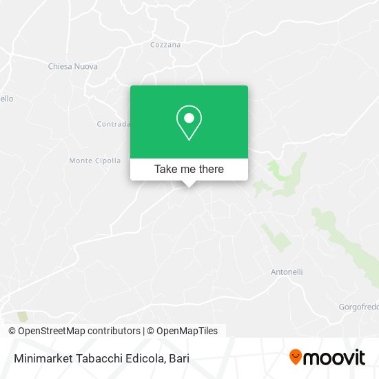 Minimarket Tabacchi Edicola map