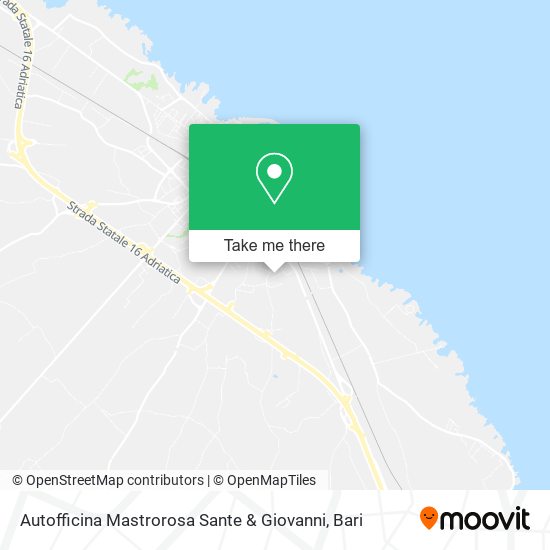 Autofficina Mastrorosa Sante & Giovanni map
