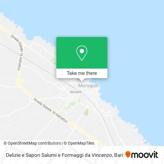Delizie e Sapori Salumi e Formaggi da Vincenzo map