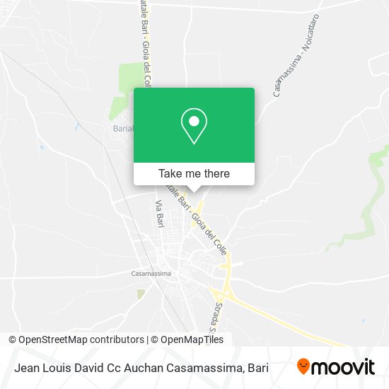 Jean Louis David Cc Auchan Casamassima map