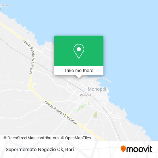 Supermercato Negozio Ok map