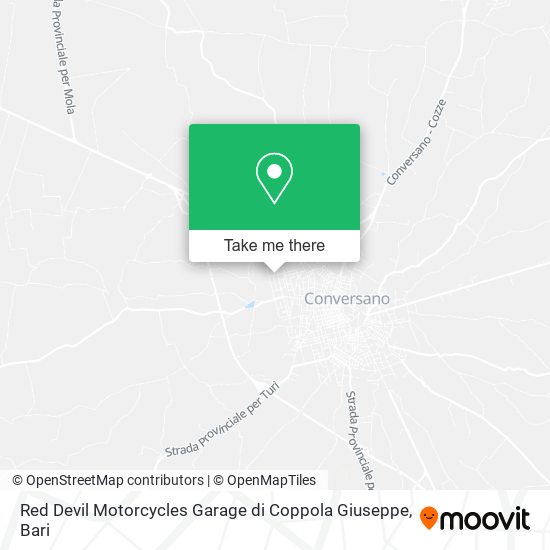 Red Devil Motorcycles Garage di Coppola Giuseppe map