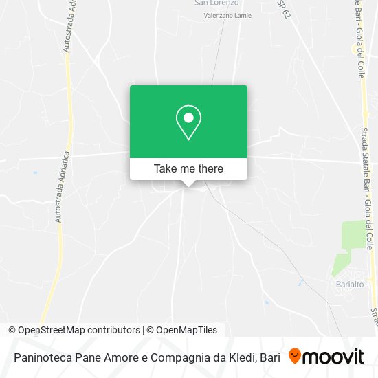 Paninoteca Pane Amore e Compagnia da Kledi map
