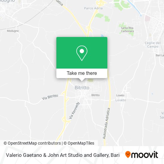 Valerio Gaetano & John Art Studio and Gallery map