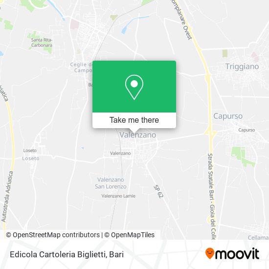 Edicola Cartoleria Biglietti map