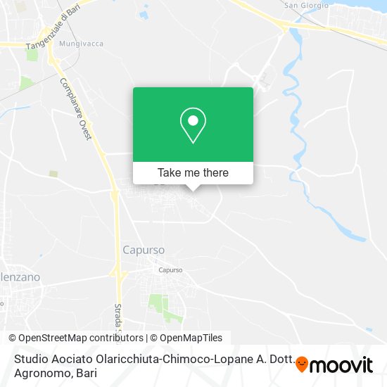 Studio Aociato Olaricchiuta-Chimoco-Lopane A. Dott. Agronomo map