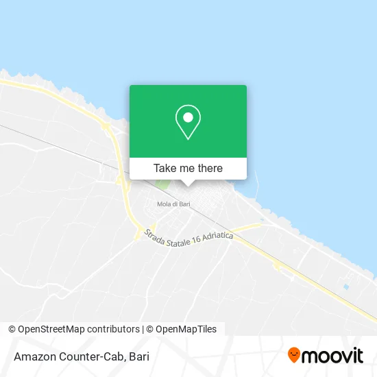 Amazon Counter-Cab map